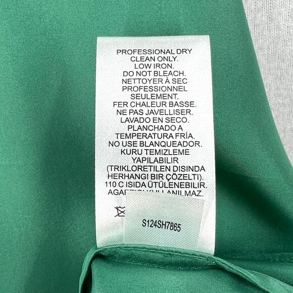 TIBI Silk Habutai Tank Top Womens 2 Green Tea Lightweight Layering NEW - Picture 12 of 16